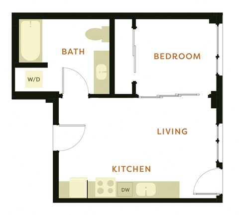 a floor plan of a house